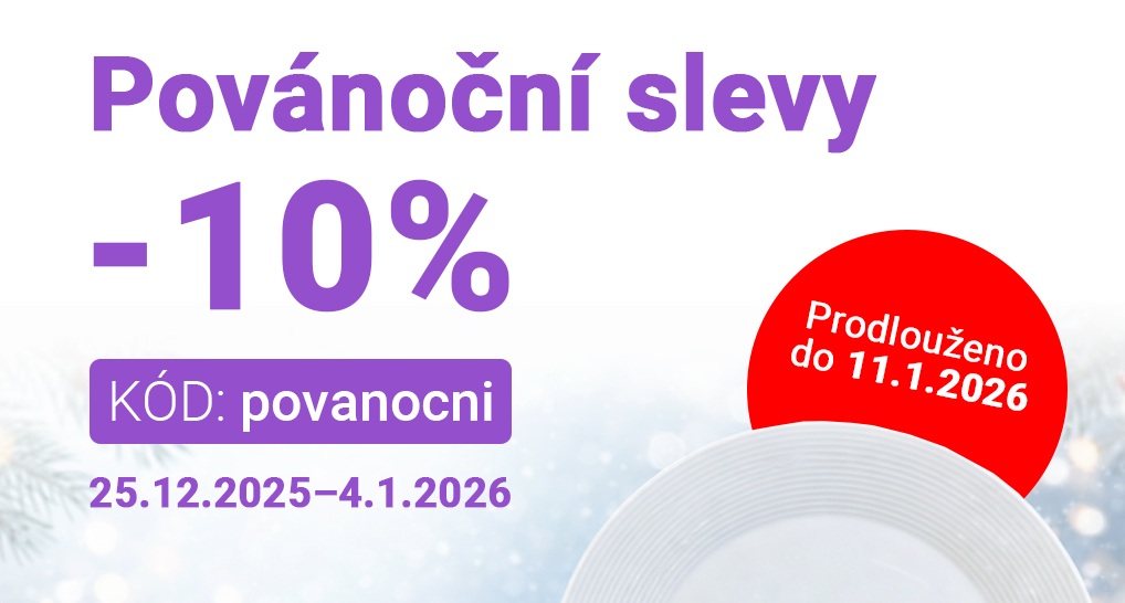 Prodlužujeme povánoční slevy do 11. 1. 2026 (UKONČENO)