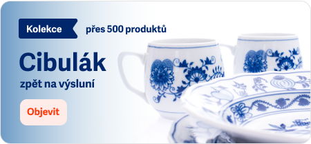 Cibulák - nadčasový český porcelán