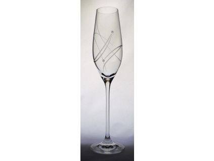 Sklenice na sekt, Celebration 210 ml, Crystal Elements, (6 ks)
