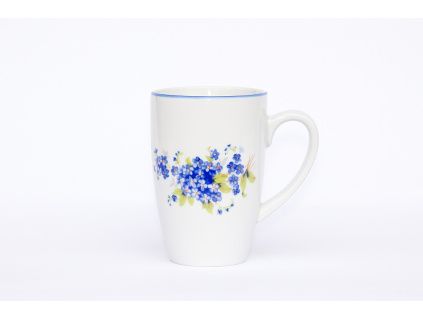 Hrnek Milada, vysoký, Český porcelán Dubí, 0,25 l, pomněnky