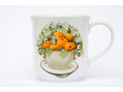 Hrnek Golem  1,5 l,  mandarinky, Český porcelán