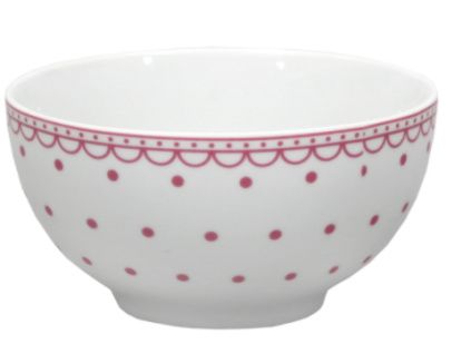 Miska na musli, Vital, růžové puntíky, 0,70 l, porcelán Thun