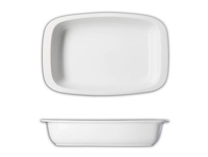 Mísa na lasagne, český porcelán, 39 cm, Thun