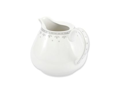Mlékovka, 0,35 l, HyggeLine, šedá, Leander, český porcelán