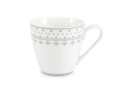 Hrnek, 0,30 l, HyggeLine, šedá, Leander, český porcelán