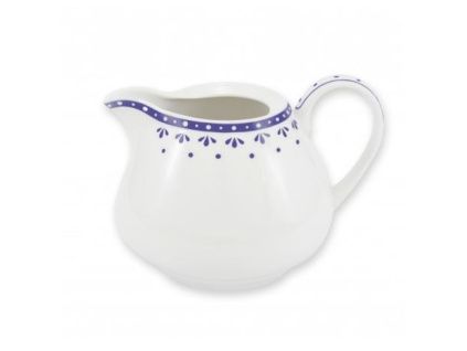 Mlékovka, 0,35 l, HyggeLine, modrá, Leander, český porcelán