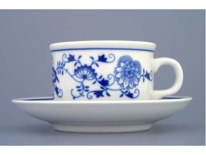 Cibulák, šálek a podšálek Ben M, 0,23 l, Český porcelán Dubí