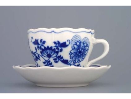 Cibulák, šálek a podšálek A/2+A/1, 0,17 l, Český porcelán Dubí