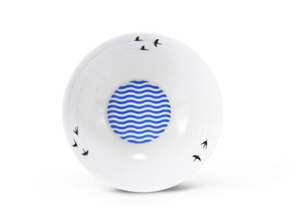 Porcelánová miska, 16 cm, český porcelán, Leander, BeFree, modrá