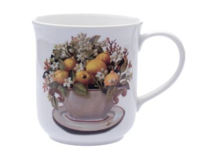 Hrnek Golem, 1,5 l, citrony, Český porcelán