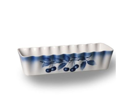 Srnčí hřbet, český porcelán, 27, modré třešně, Thun