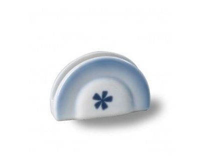 Stojánek na ubrousky, český porcelán, Saphyr, modré třešně, Thun