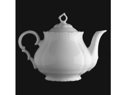 Čajová konvice, 0,75 l, bílý porcelán, Verona, G. Benedikt