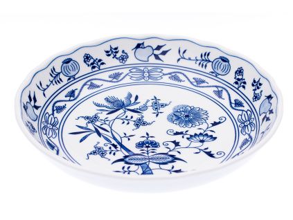 Mísa salátová nízká, 26 cm, cibulák, Český porcelán