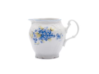 Mlékovka, český porcelán, Bernadotte, 250 ml, pomněnky, Thun