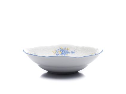 Mísa kompotová, 19 cm, český porcelán, Bernadotte, pomněnky, Thun