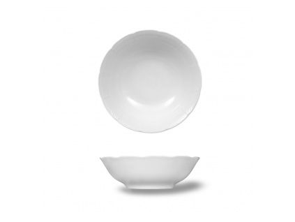Miska na müsli, 16 cm, český porcelán, Natálie, bílá, Thun