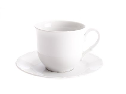 Šálek s podšálkem vysoký, 190 ml, Ophelia, porcelán Thun Rulak Zettlitz