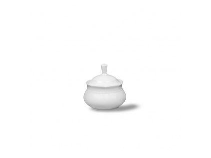 Cukřenka, český porcelán, 250 ml, Natálie, bílá, Thun