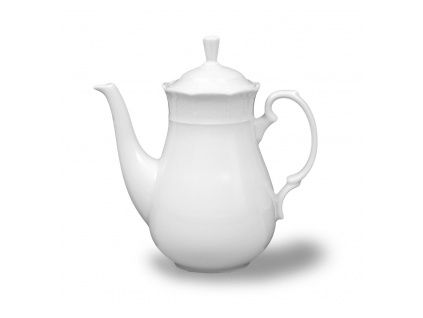 Konvice kávová, 1,35 l, český porcelán, Natálie, bílá, Thun