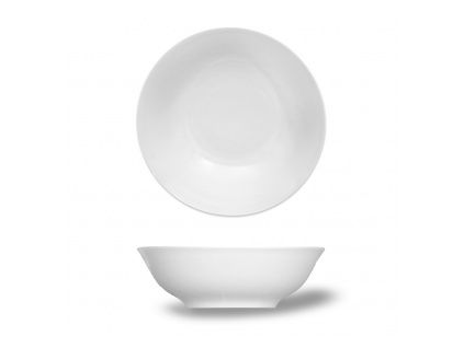 Mísa kompotová, český porcelán, 25 cm, Jana/ Angelika, bílá, Thun