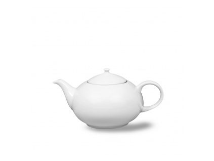 Konvice čajová, 1,2 l, český porcelán, Opal, bílá, Thun