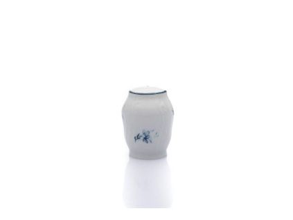 Slánka sypací, český porcelán, Bernadotte, modré růžičky, Thun