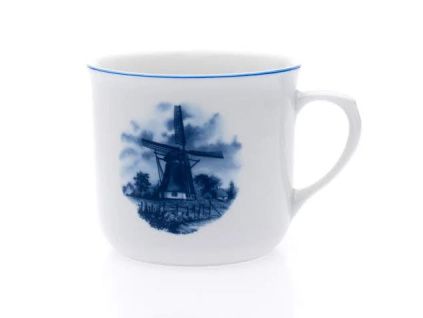 Hrnek Vařák, 0,65 l, mlýny, Český porcelán Dubí