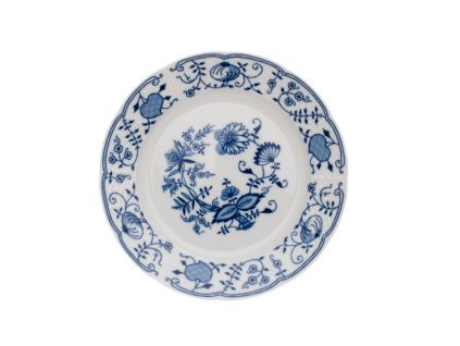 Natálie, talíř mělký, cibulák, český porcelán, 24 cm, Thun