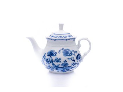 Natálie, konvice čajová, cibulák, 1,2 l, porcelán Thun 1794