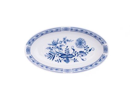 Saphyr, mísa oválná, 22 cm, cibulák, porcelán Thun 1794
