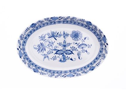 Saphyr, koš na chléb, 32 cm, cibulák, porcelán Thun 1794