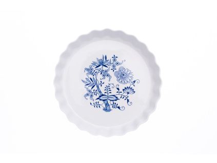 Zapékací koláčová mísa, cibulák, 26 cm, český porcelán, Thun 1794