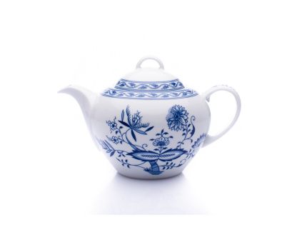 Saphyr, čajová konvice, cibulák, 1,2 l, český porcelán, Thun 1794