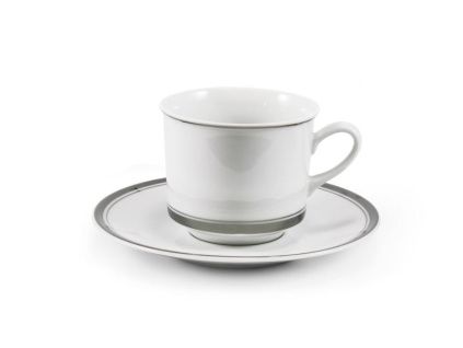 Sabina, šálek s podšálkem, 200 ml, porcelán, Leander