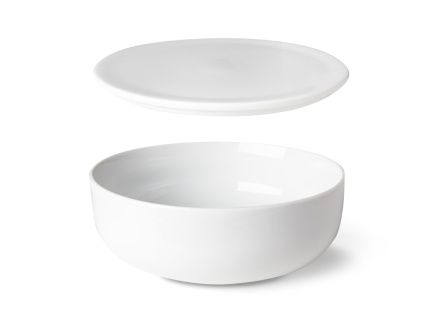 Míska široká s víčkem, český porcelán, 17 cm, Optimo, G. Benedikt