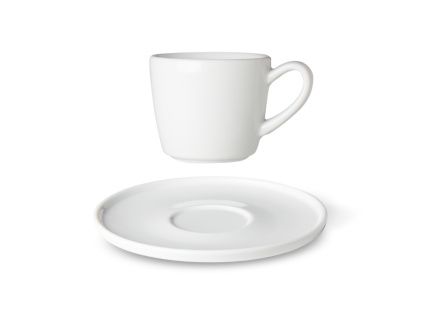 Šálek na espresso s podšálkem, český porcelán, 80 ml, Optimo, G. Benedikt