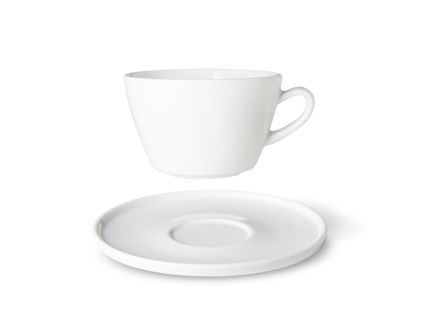 Šálek na cappuccino s podšálkem, český porcelán, 270 ml, Optimo, G. Benedikt