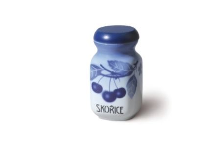 Dóza na skořici, 200 ml, modré třešně, český porcelán, Thun