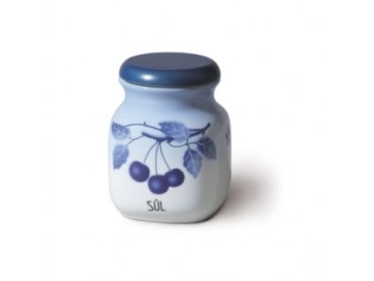 Dóza na sůl, 600 ml, modré třešně, český porcelán, Thun
