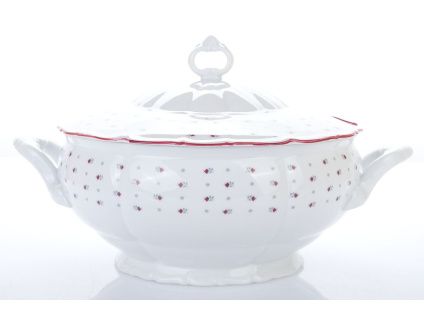 Mísa polévková s víčkem, český porcelán, Verona, 2,5 l, Franceska, G. Benedikt