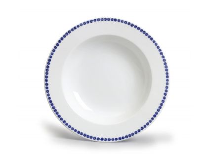 Hluboký talíř, 22 cm, Odense, modrá, karlovarský porcelán, Thun