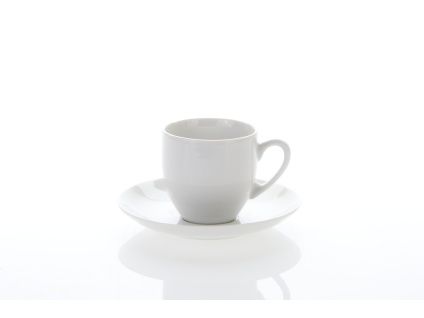 Saphyr, šálek a podšálek na espresso, 100 ml, bílý, Thun