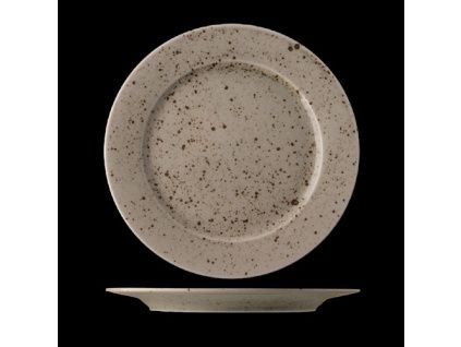 Talíř mělký, český porcelán, 28 cm,  Lifestyle Natural, G. Benedikt