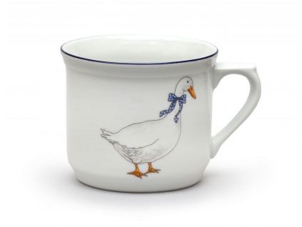 Hrnek Vařák, husy, 630 ml, karlovarský porcelán, Thun