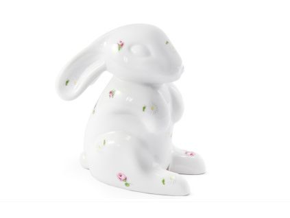 Figurka zajíce z porcelánu, RoseLine, Leander, 2