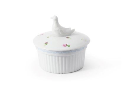 Zapékací miska s víčkem, 8,5 cm, RoseLine, Leander, český porcelán