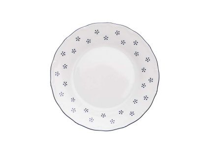 Talíř mělký, český porcelán, Verona, 27 cm, valbella, G. Benedikt