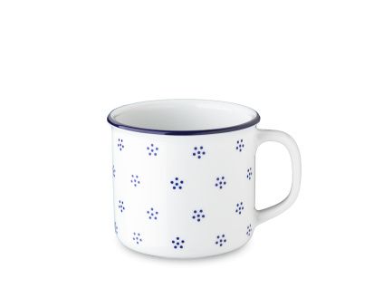 Hrnek plecháček, porcelán, 350 ml, modrá Valbella, G. Benedikt