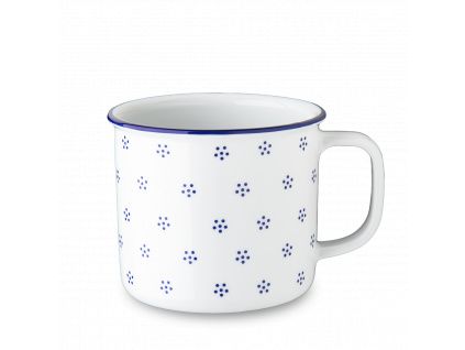 Velký plecháček, porcelán, 750 ml, modrá Valbella, G. Benedikt